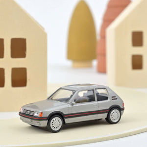 Voiture Norev 1/43 Peugeot 205 Gti 1986 Gris