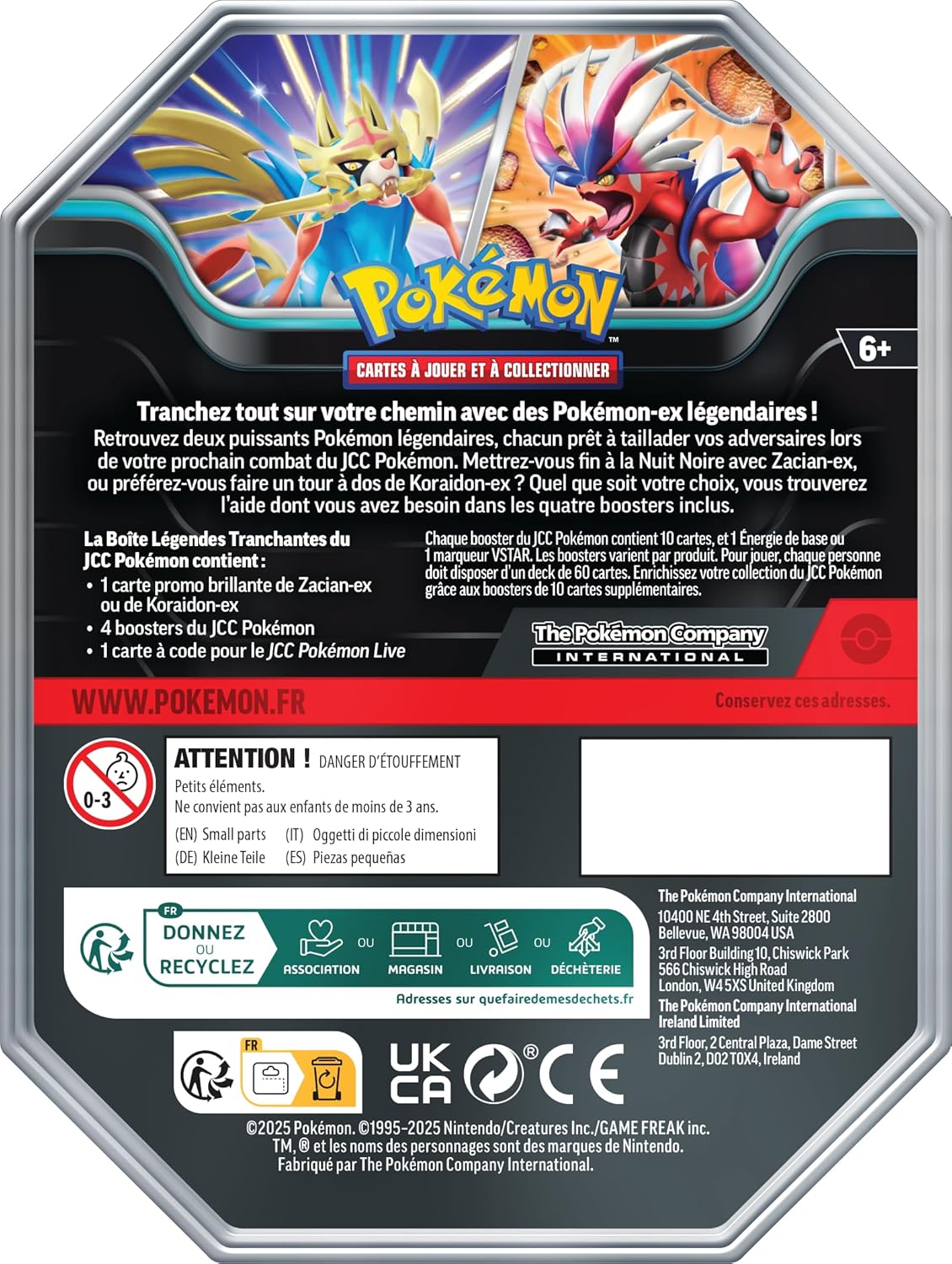 Pokebox 2025 Légendes Tranchantes