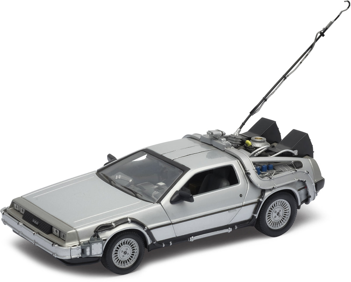 Voiture Welly 1/24 Retour Vers Le Futur Delorean Time Machine