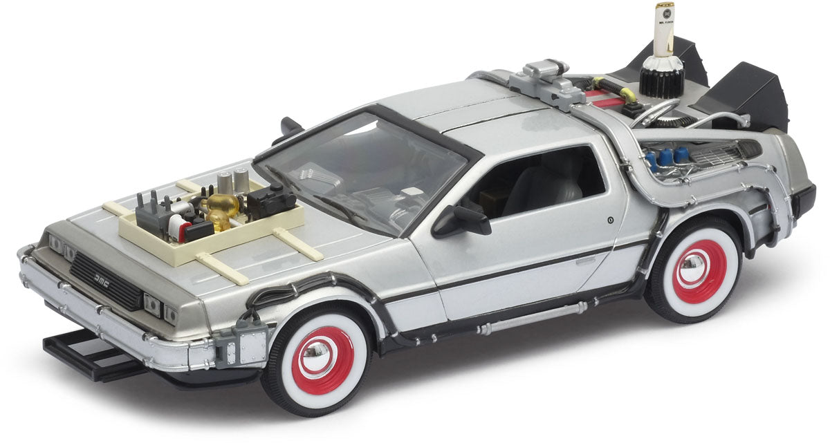 Voiture Welly 1/24 Retour Vers Le Futur 3 Delorean Time Machine