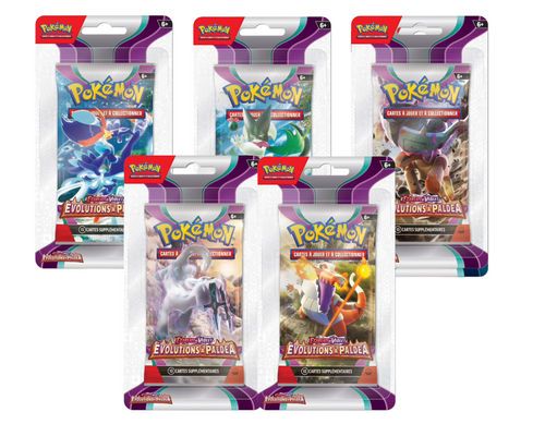 Artset Booster Blister EV02 Évolutions à Paldea