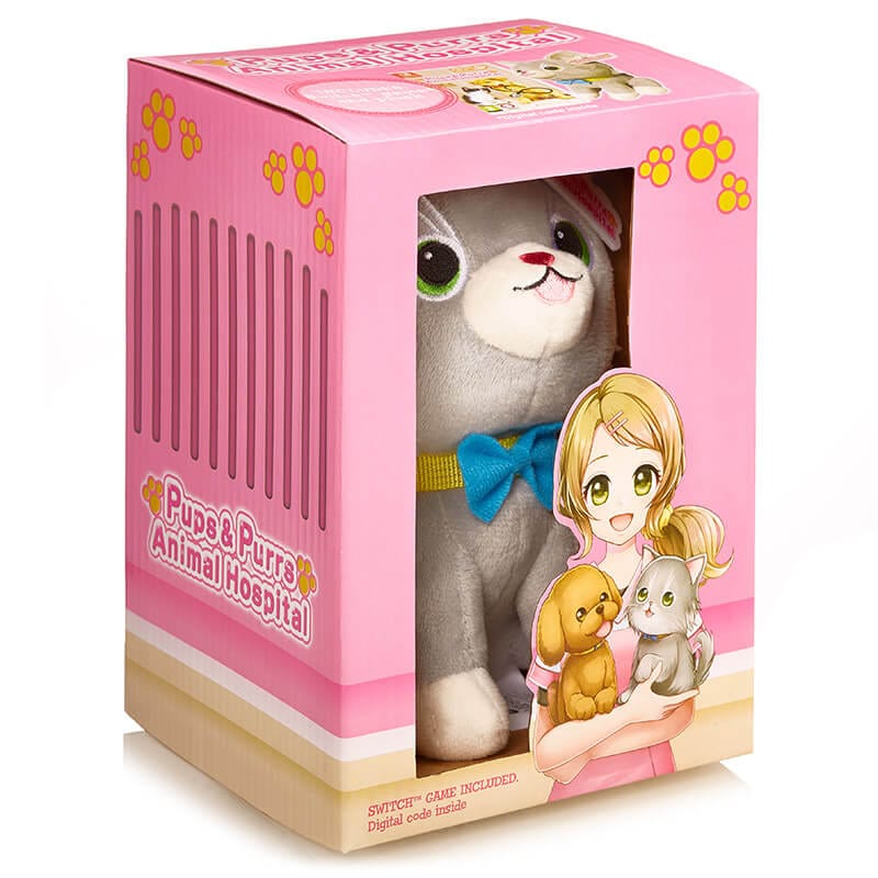 Jeux Switch Pups & Purrs Animal Hospital + Peluche Chat