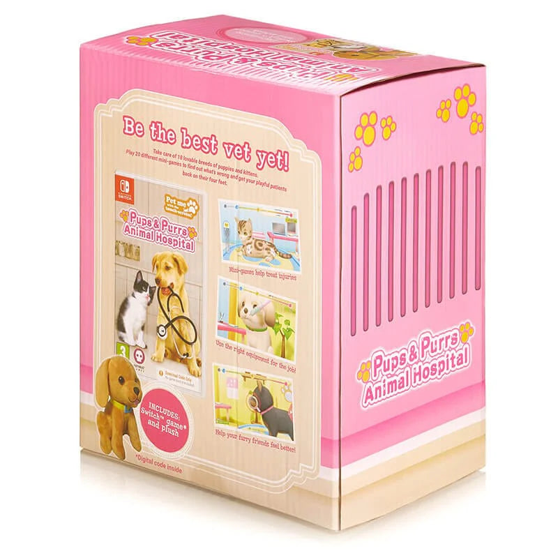 Jeux Switch Pups & Purrs Animal Hospital + Peluche Chien