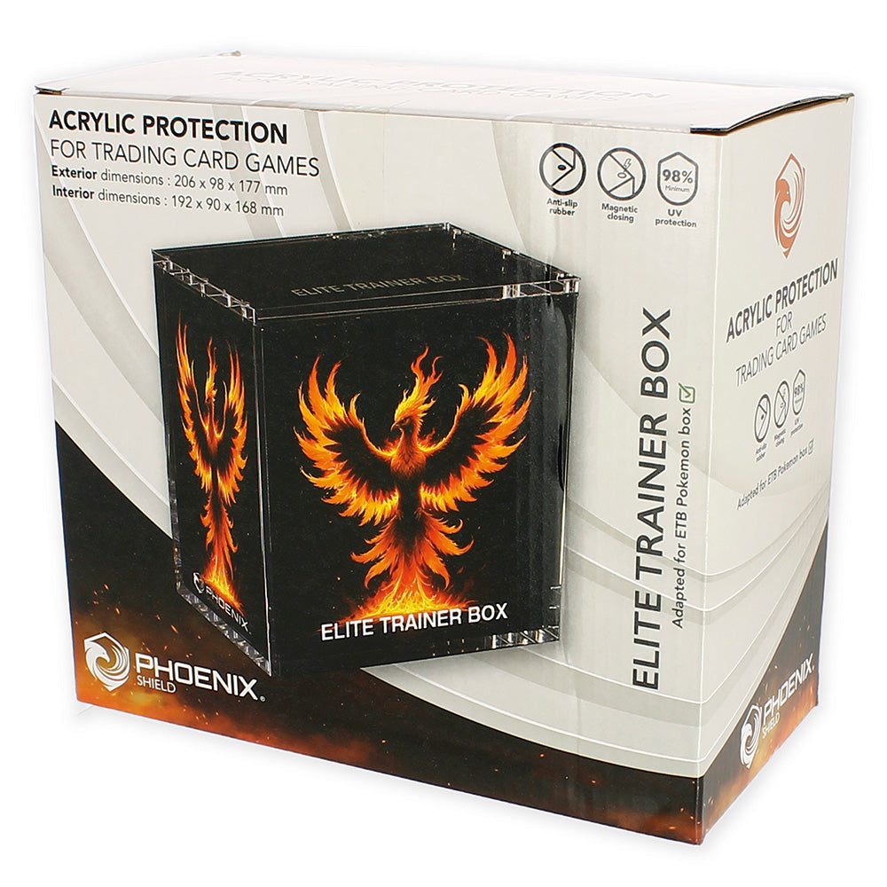 Protection Acrylique pour ETB Pokémon Phoenix Shield